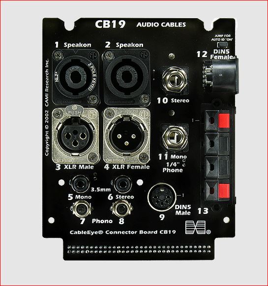 CableEye 749 / CB19 Interface-Platine (Audio Cables)